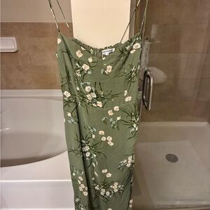 Reformation Sage Floral Dress